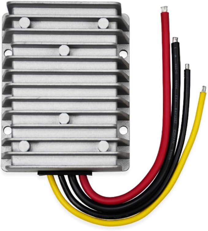 480W 20A DC-DC Boost Converter,12V to 24V Step-Up Voltage Regulator with Waterproof & Short Circuit Protection for Trucks, Golf Carts