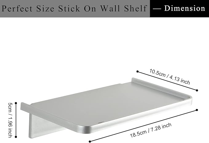 JDYOOMI Acrylic Floating Wall Shelves - Image 2