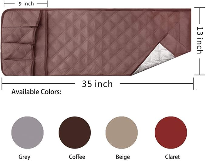Couch Sofa Armrest Organiser Arm Chair Caddy Bedside Storage Pocket - Image 3