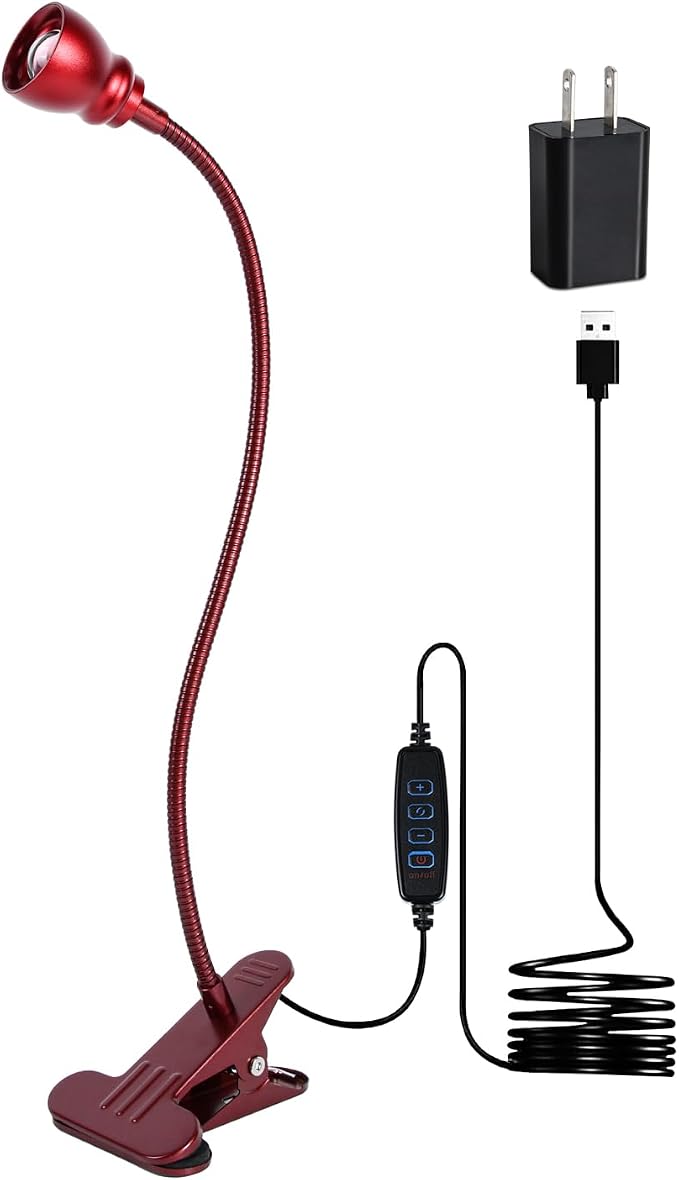 Zoomable Clip on Light, Clamp Reading Light by Unknown