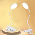 Cordless Rechargeable Clip On Desk Lamp Thick Flexible 360° Gooseneck | 450 by HOME