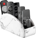 All-in-One Leather White TV Remote Holder by YAPISHI