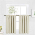 RYB HOME Cafe Curtains 24 inch Length, Mini RV Curtains by RYBHOME