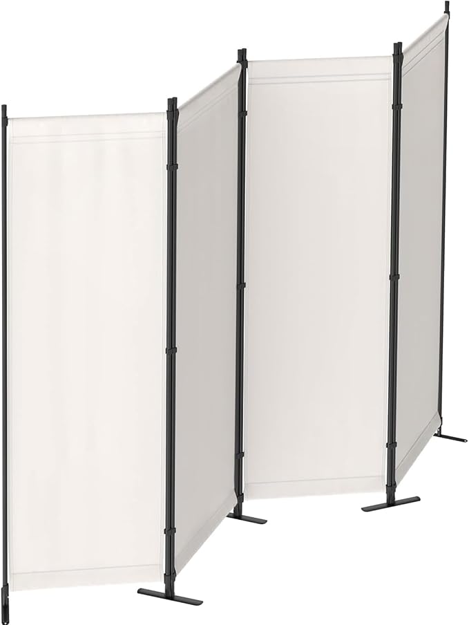 Morngardo Room Divider, Folding Privacy Screens, 4 Panel Room Partitions - Image 6