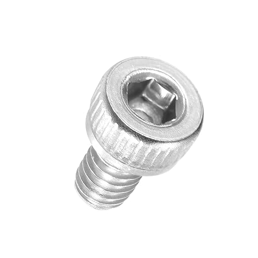 Kozelo 100pcs Socket Head Cap Screws - [M2.5-0.45 x 4mm] 304 Stainless Steel Allen Socket Drive for Electrical Motor 3D Printing Fan Engine Replacement Use, Silver