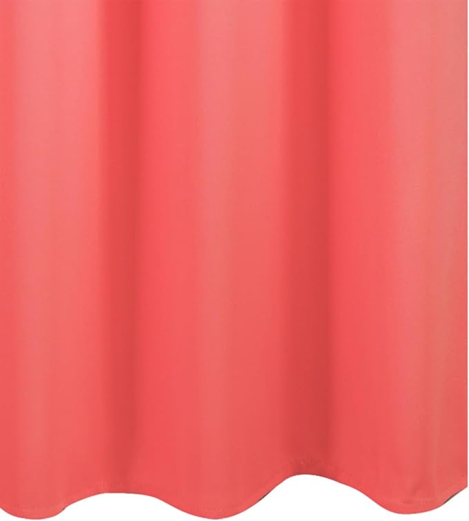 Blackout Curtains 66 x 72 Inch Long Coral Curtains Set of 2 Panels Room - Image 8