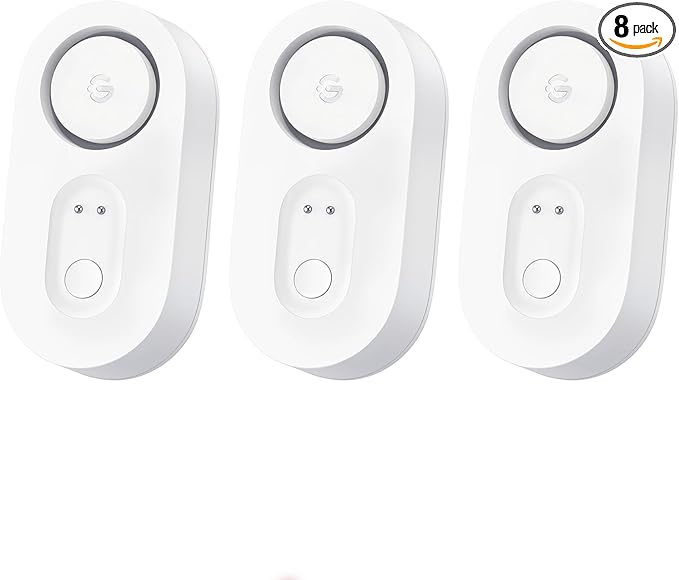 GoveeLife Water Leak Detector 3 Pack with 105dB Adjustable Alarm, Water Alarm with Dual Sets Sensor Probes Leaks and Floods. Suit for Home, Basement, and Kitchen(Cannot Connect to Wi-Fi Directly)