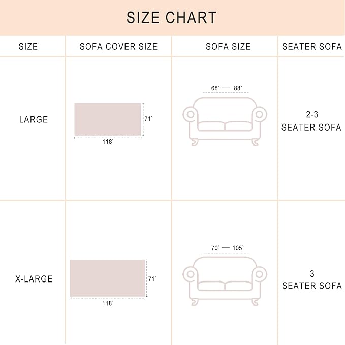 White Couch Cover Blanket Cute Geometrical Jacquard Washable Sofa Cover for Extra Large Furniture for 3 Cushion Sofa L Shaped Sectional Couch Blanket 71"x 118"