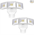 OREiN 2 Pack Motion Sensor Outdoor Lights, 4500LM 30W Outdoor Security Lights, 180°/40FT Motion Detection, Dusk to Dawn/Auto/Test, IP65 Waterproof Exterior Flood Lights for Garage, Yard(Hardwired)