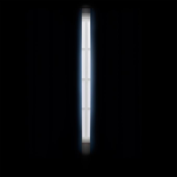 Blackout Curtains 40 x 63 inch/Sky Blue Curtains Set of 2 Panels/Thermal - Image 3