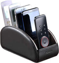 Large PU Leather TV Remote Control Holder Organizer by YAPISHI