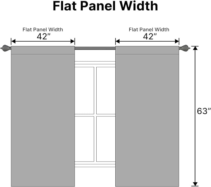H.VERSAILTEX Blackout Curtains Thermal Insulated Window Treatment Panels Room - Image 7