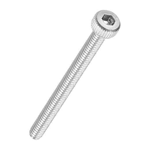 Kozelo 40pcs Socket Head Cap Screws - [M2-0.4 x 25mm] 304 Stainless Steel Allen Socket Drive for Electrical Motor 3D Printing Fan Engine Replacement Use, Silver