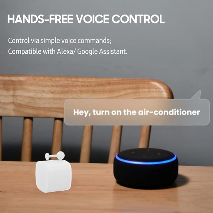 Irfora Mini BT Fingerbot Home Automation Controller APP Control Voice Control Schedule Timer Fingerbot Home Appliances Switch Pusher Smart Controller (BT Gateway Required)