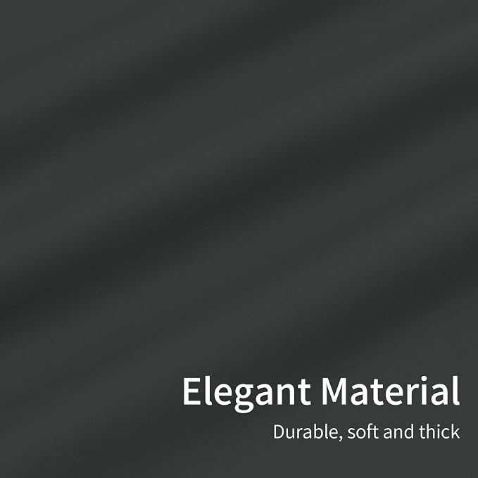 Easy-Going Thermal Grommet Blackout Curtains, 2 Panels 46x84 in, Dark Gray | - Image 6