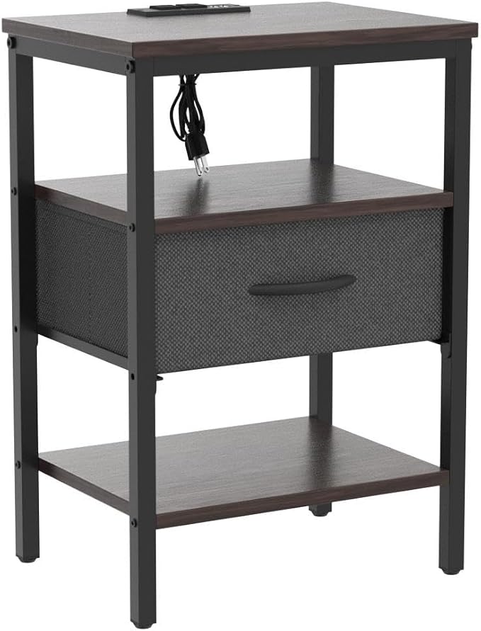 SUPERJARE Nightstand Set of 2 - Image 5