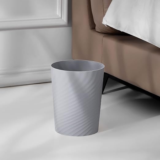 Plastic Small Bathroom Trash Can Wastebasket Garbage Can, 2 Pack | Sturdy-Easy - Image 2