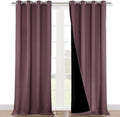 NICETOWN Full Shading Curtains 90 inches Long 2 Panels Set by NICETOWN