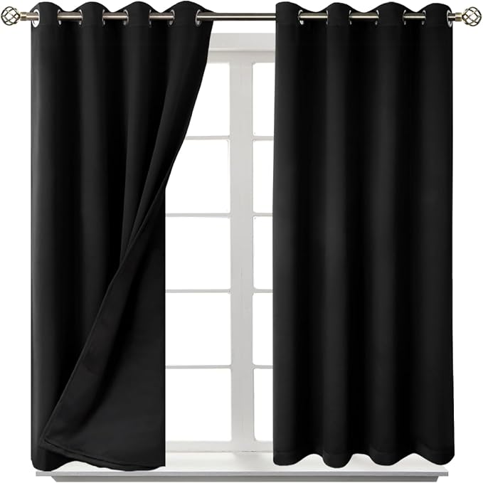 BGment Short 100% Blackout Curtains - Image 8