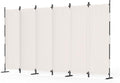6 Panel Room Divider, 6ft Folding Screen Portable Wall Partition Room Divider by Kecreque