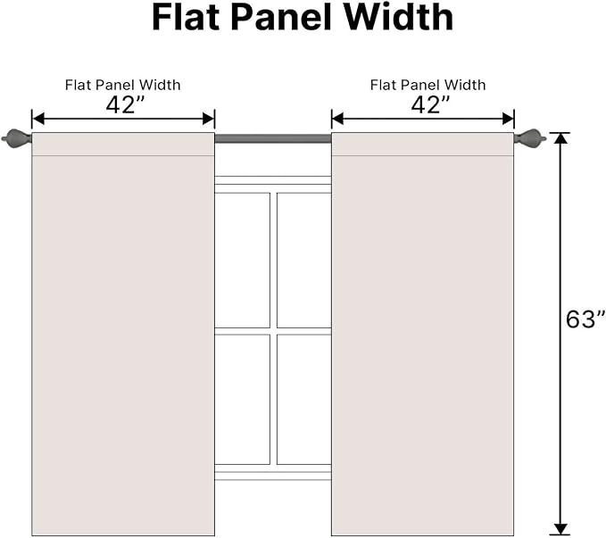 H.VERSAILTEX Blackout Curtains Thermal Insulated Window Treatment Panels Room - Image 6