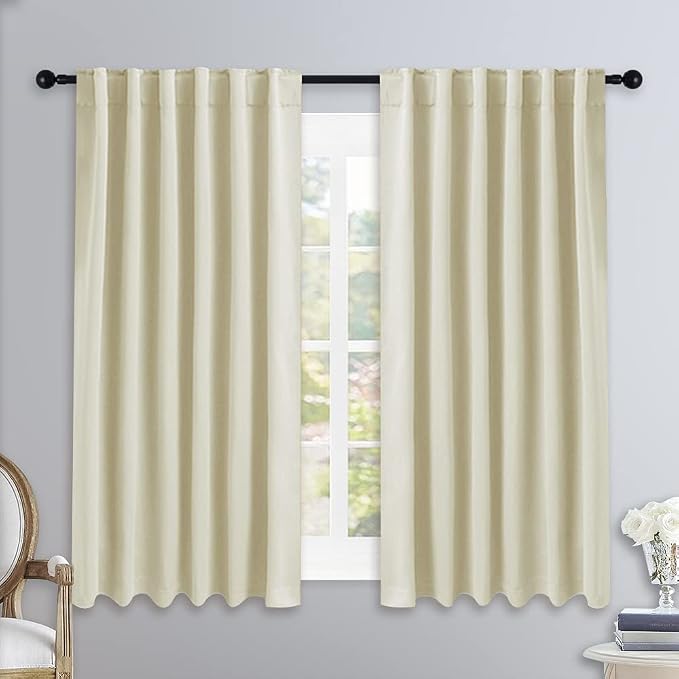 NICETOWN Small Window Curtains for Kitchen, Home Decoration Room Darkening - Image 2