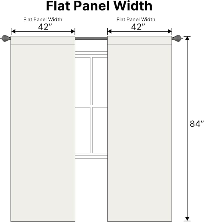 H.VERSAILTEX Blackout Curtains Thermal Insulated Window Treatment Panels Room - Image 6