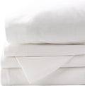 Red Land Cotton Luxury Sheet Set | 100% American Grown Cotton Basics | Premium Hotel Ultra-Soft Lightweight 4 Piece USA Made Deep Pocket Fitted, Flat Sheet, & Pillowcases Percale Weave (Full/White)