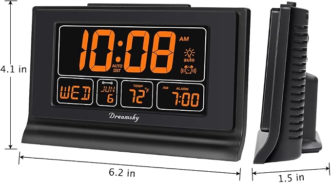DreamSky Alarm Clocks for Bedrooms - Image 6