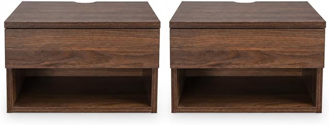 Nathan James Jackson Wall Mounted Floating Bedroom Nightstand - Image 8