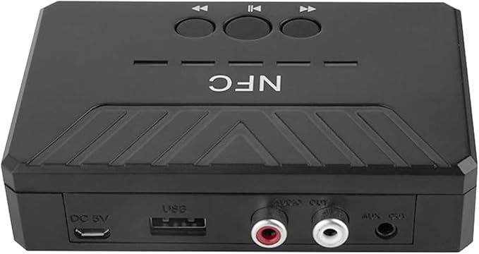 Wireless Audio Receiver, Compatibles With Old Stereo Systems, 10.5cm, B-luetooth Audio Adapter, Portable Music Receiver, Easy Installation And Travel-Friendly, For Driver, Gamers, Traveler Or Home Use