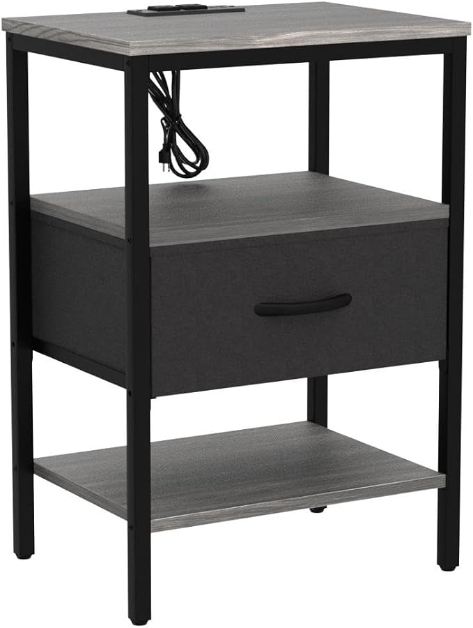 SUPERJARE Nightstand Set of 2 - Image 4