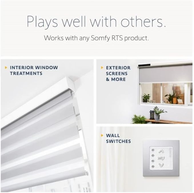 Somfy New 5 Channel Remote Control RTS (1800139) Situo Home Automation Blinds and Shades System Kits