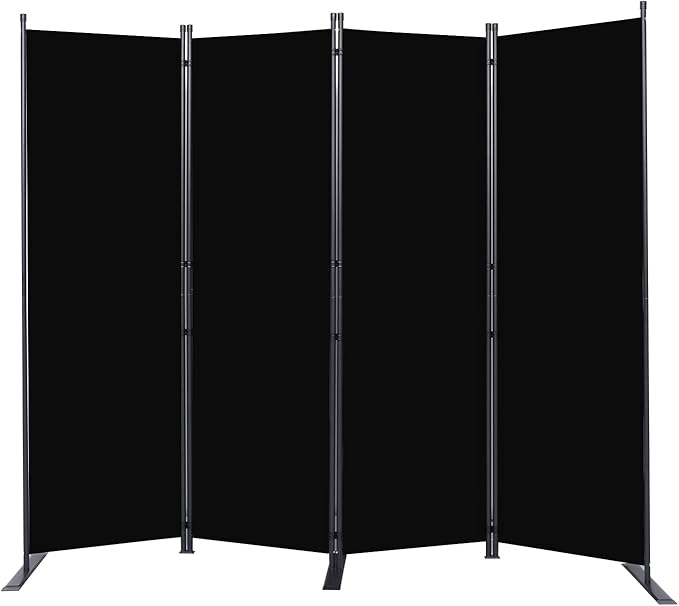 Room Divider 4 Panel-88''Wide, 6FT Room Dividers and Folding Privacy Screens | by HOMSCREENER