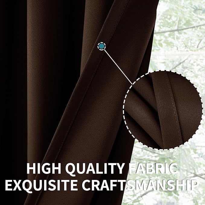 BGment Short Blackout Curtains for Bedroom 40 Inches Long - Image 5