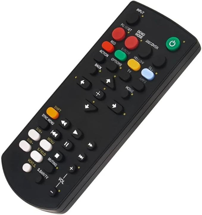 SFRTV5 Universal TV Remote Control for Sony Bravia LCD LED TV in Living Rooms or Rooms, No Programming or Pairing Needed, Replacement Remote Compatible Model SFRTV5