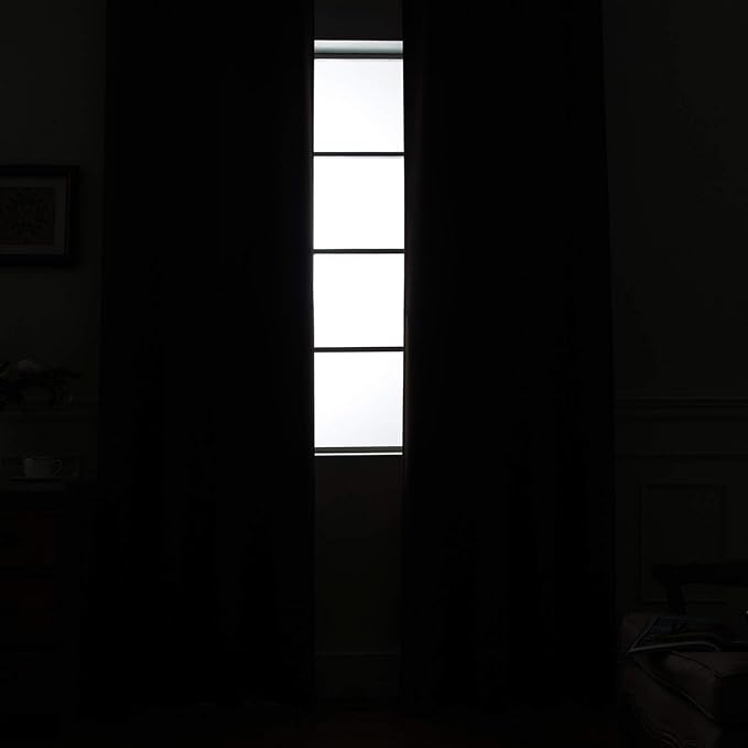 Yakamok Burgundy Red Blackout Curtains 45 Inches Long - Image 9