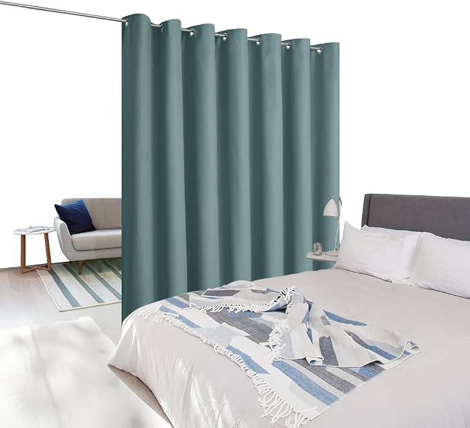 NICETOWN Wall Dividers for Rooms, Room Divider Curtain Screen Partition - Image 2