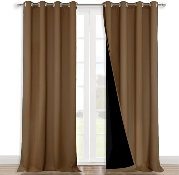 NICETOWN Full Shading Curtains for Windows, 52 inches W x 95 inches L, Super by NICETOWN