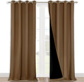 NICETOWN Full Shading Curtains 90" Long 2 Panels Set by NICETOWN
