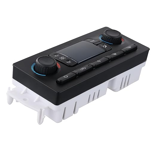 599-211XD A/C Heater Climate Control Module Panel Switch for 02-09 Chevy Silverado Suburban Tahoe Trailblazer Avalanche GMC Sierra Yukon Envoy Cadillac Escalade Rainier Hummer Bravada, OE# 10367041
