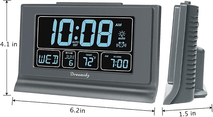 DreamSky Alarm Clocks for Bedrooms - Image 6