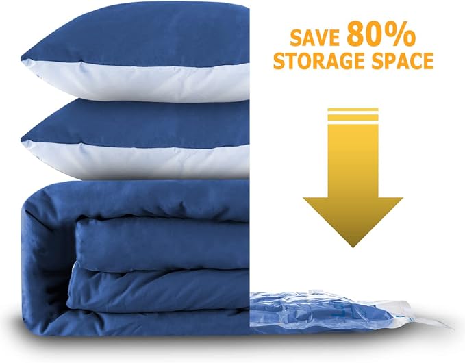 Vacuum Storage Bags, Small Space Saver Sealer Bags, Airtight Compression Bags - Image 6