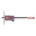 UNIPEC Absolute Digital Depth Caliper 0-150mm / 0-6", ±0.02mm Accuracy, 0.01mm/0.0005" Resolution, Electronic Depth Gauge with Locking Dial, Precision Measuring Tool for Machining & Inspection