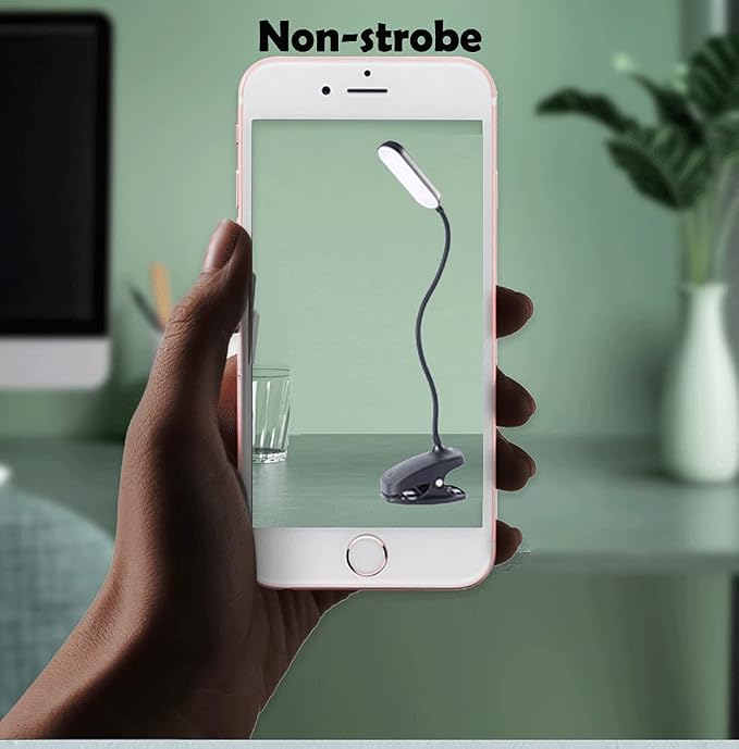 COLORLIFE Desk Lamp Clip On Light-7W 2600mAH Flexible Gooseneck Battery - Image 5