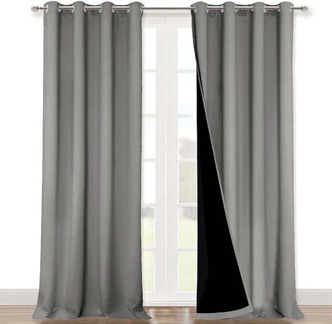 NICETOWN 100% Blackout Blinds, Laundry Room Decor Window Treatment Curtains by NICETOWN