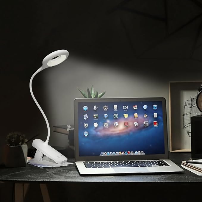CUHIOY 2Pack Rechargeable Clip on Reading Light - Image 7