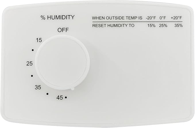 Dicsley 4655 Manual Humidistat Digital Control Humidistat for Whole House Humidifier, Duct or Wall Mounted Humidifier,24VAC