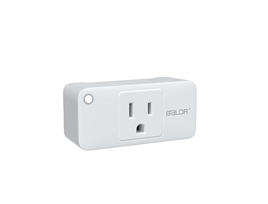 BALDR Wi-Fi Home Power Monitor Socket - Wifi Smart Outlet, Electricity Usage Meters Smart, Watt Meter, Home Energy Monitor, Plug In Power Meter, Need Hub to Work(Sold Separately) - 2.4GHZ Network Only