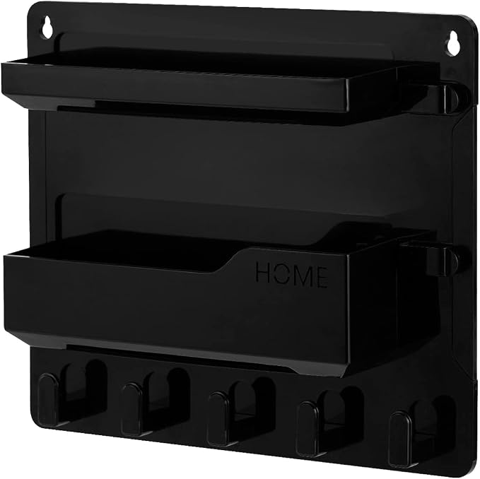 Wall Mount Shelf Organizer, Adhesive Bedside Shelf Accessories - Image 4